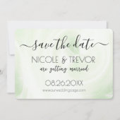 Creëer Your Own - Wit licht wervelt Save The Date (Voorkant)