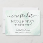 Creëer Your Own - Wit licht wervelt Save The Date (Voorkant)