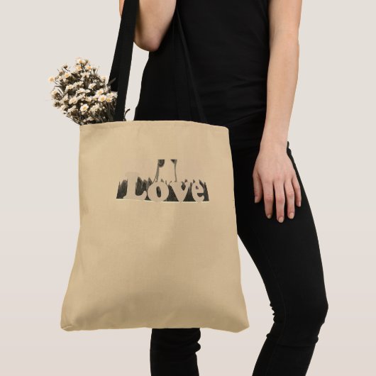 Creëer Your Own Women's Love Tote Bag (Dichtbij)
