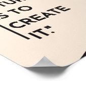 Creëer Your Path met Abraham Lincoln Poster (Hoek)