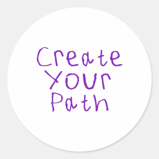 Creëer Your Path Sticker 1 (Voorkant)