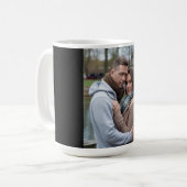 Creëer Your Perfect Couple Afbeelding Gepersonalis Koffiemok (Voorkant links)