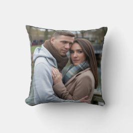 Creëer Your Perfect Couple Afbeelding Gepersonalis Kussen