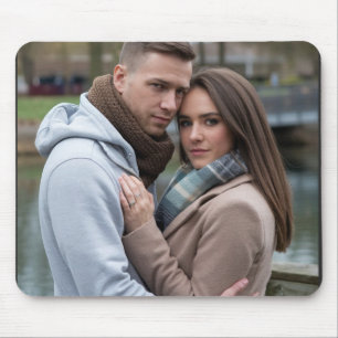 Creëer Your Perfect Couple Afbeelding Gepersonalis Muismat