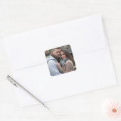 Creëer Your Perfect Couple Afbeelding Gepersonalis Vierkante Sticker (Envelop)