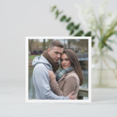 Creëer Your Perfect Couple Afbeelding Invitation Kaart (Staand voorkant)