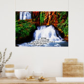 Creëer Yourself ~ Inspirerend Poster waterval (Keuken)