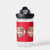 Creëer Yyour Ewn 4 Family Photo Collage Waterfles (Voorkant)