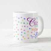 Creëer zoals jij je voelt Wilde Joy Grote Koffiekop (Voorkant rechts)