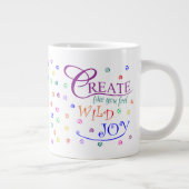 Creëer zoals jij je voelt Wilde Joy Grote Koffiekop (Rechts)