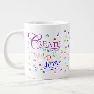 Creëer zoals jij je voelt Wilde Joy Grote Koffiekop