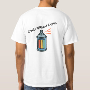 Creëer zonder grenzen t-shirt