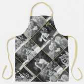 Creëer  zwart-witte-stijlfoto collage schort (Voorkant)