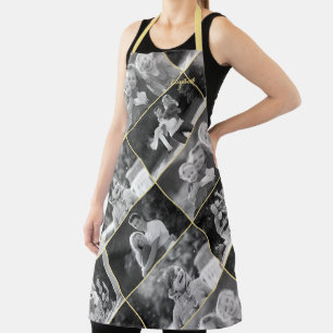 Creëer  zwart-witte-stijlfoto collage schort