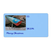 Creek Chub Snook Plunker Lure Cadeaulabel Etiket (Voorkant)