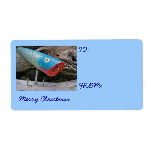 Creek Chub Snook Plunker Lure Cadeaulabel Etiket (Voorkant)