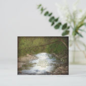 Creek & Dalai Lama Compassion Quote Briefkaart (Staand voorkant)