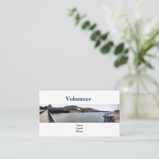 Creek Estuary Bay-vrijwilliger Visitekaartje (Staand voorkant)