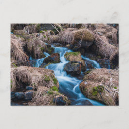 Creek in ijsland briefkaart