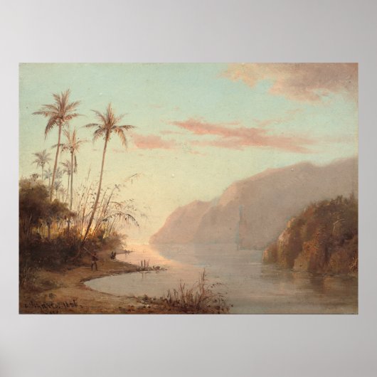 Creek in St. Thomas - Camille Pissarro Fine Art Poster (Voorkant)
