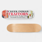 CREEK INDIAN SLAVE OWNERS Skateboard (Horizontaal)