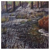 Creek Life Fabric Stof (Close Up)