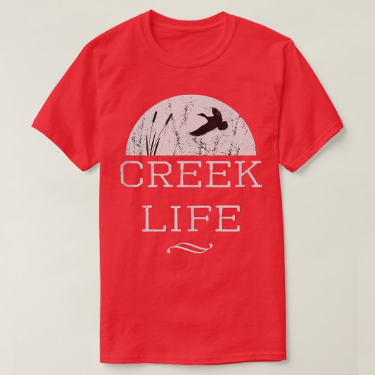 Creek Life Watermen's Salt Marsh Outdoor Lover T-shirt (Design voorkant)