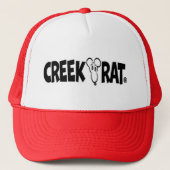 Creek Rat | Creekrat Cartoons Ball Caps Trucker Pet (Voorkant)