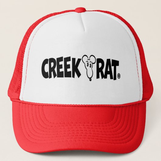 Creek Rat | Creekrat Cartoons Ball Caps Trucker Pet (Voorkant)