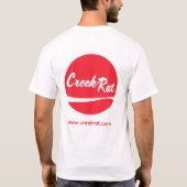Creek Rat | The CreekRat Co. | Red Dot Logo T-shirt (Achterkant)