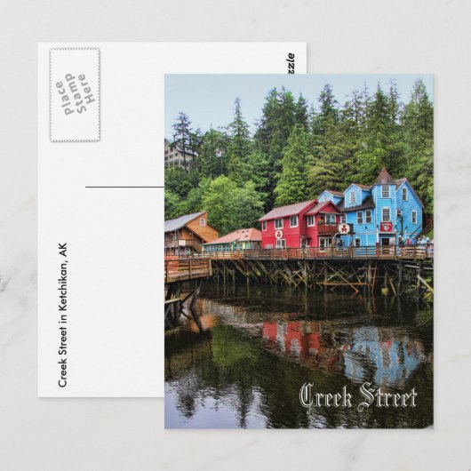 Creek Street Briefkaart (Voorkant / Achterkant)