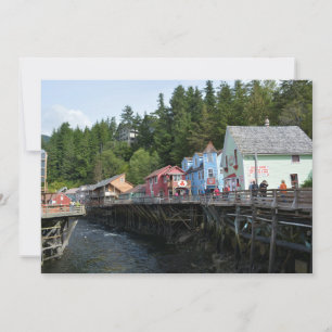 Creek Street in Ketchikan Bedankkaart
