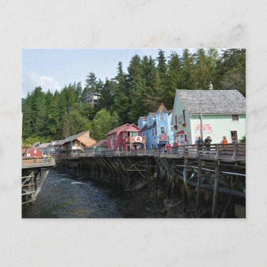 Creek Street in Ketchikan Briefkaart (Voorkant)