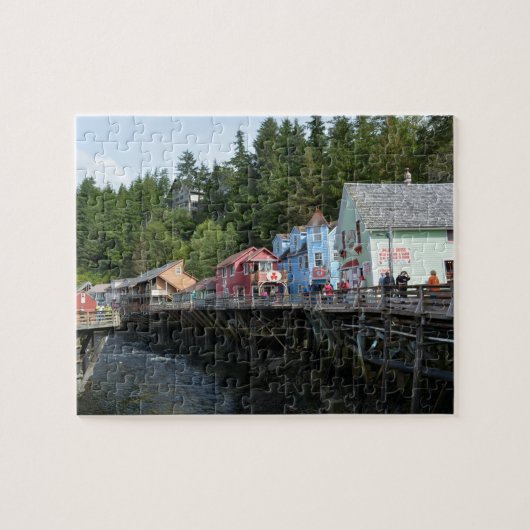 Creek Street in Ketchikan Legpuzzel (Horizontaal)