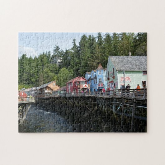 Creek Street in Ketchikan Legpuzzel (Horizontaal)