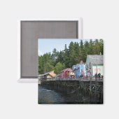 Creek Street in Ketchikan Magneet (Voorkant / Achterkant)