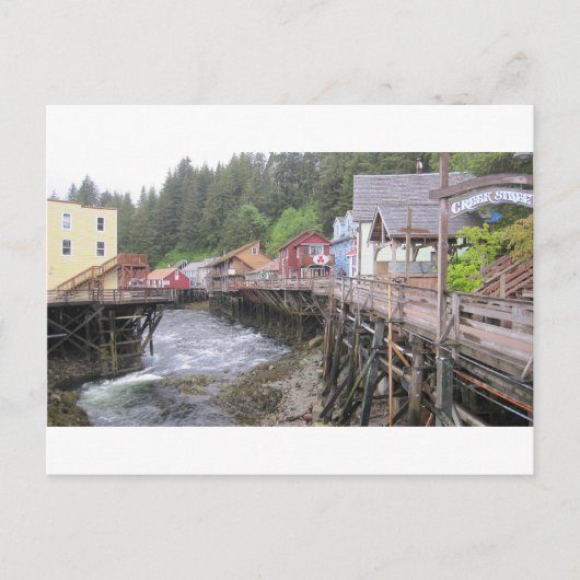 Creek Street Ketchikan, Alaska Briefkaart (Voorkant)