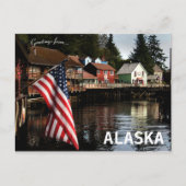 Creek Street Ketchikan Alaska Briefkaart (Voorkant)