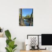 Creek Waterscape Reflections Poster (Thuiskantoor)