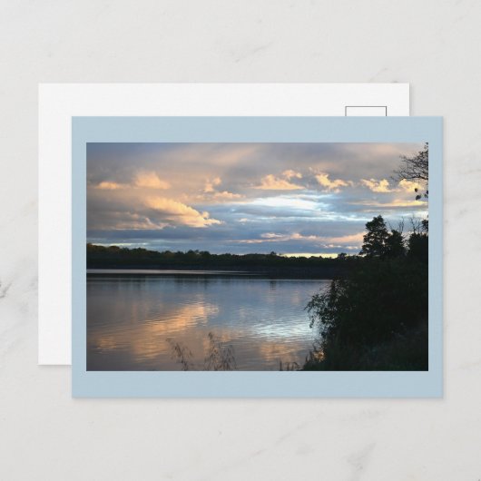 Creek Waterscape Sunset Briefkaart (Voorkant / Achterkant)