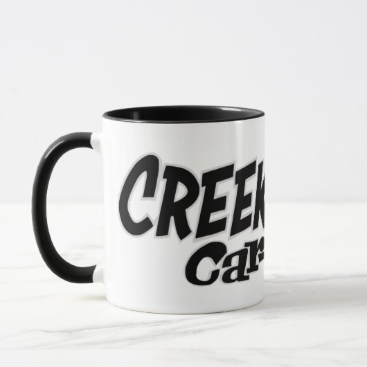 Creekrat Cartoon Studios Creek Rat Logo Art Mok (Links)