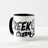 Creekrat Cartoon Studios Creek Rat Logo Art Mok (Voorkant links)