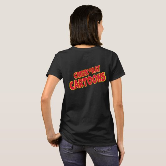 Creekrat Cartoon Studios - Creek Rat T-shirt (Achterkant volledig)