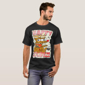 Creekrat Cartoon Studios Happy Holidaze Art T-shirt (Voorkant volledig)