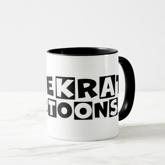 Creekrat Cartoons Logo Art 2025 Mok (Voorkant rechts)