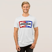 CreekRat | CeeekRat Co. | CREEKRAT LOGO Tri-Blend Shirt (Voorkant volledig)