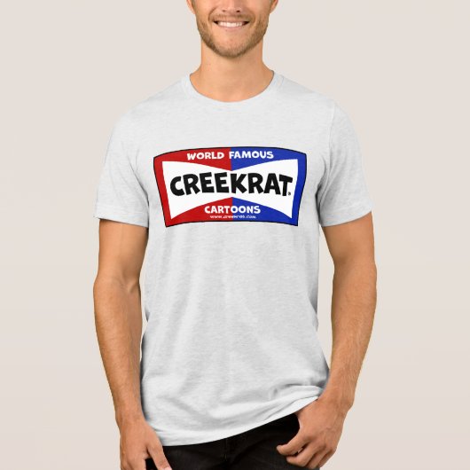 CreekRat | CeeekRat Co. | CREEKRAT LOGO Tri-Blend Shirt (Voorkant)