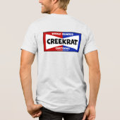 CreekRat | CeeekRat Co. | CREEKRAT LOGO Tri-Blend Shirt (Achterkant)