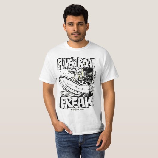 Creekrat Fliver Boat Freak T-shirt (Voorkant volledig)
