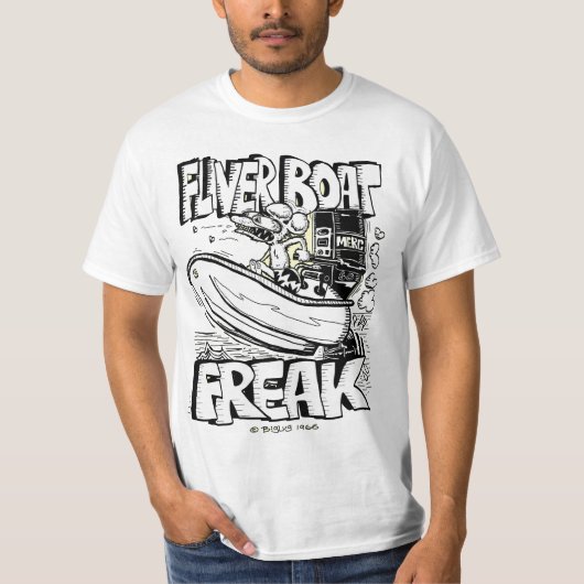 Creekrat Fliver Boat Freak T-shirt (Voorkant)